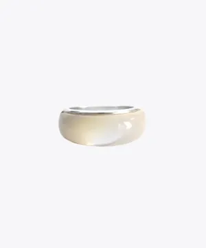Moonstone Classic Tube Ring