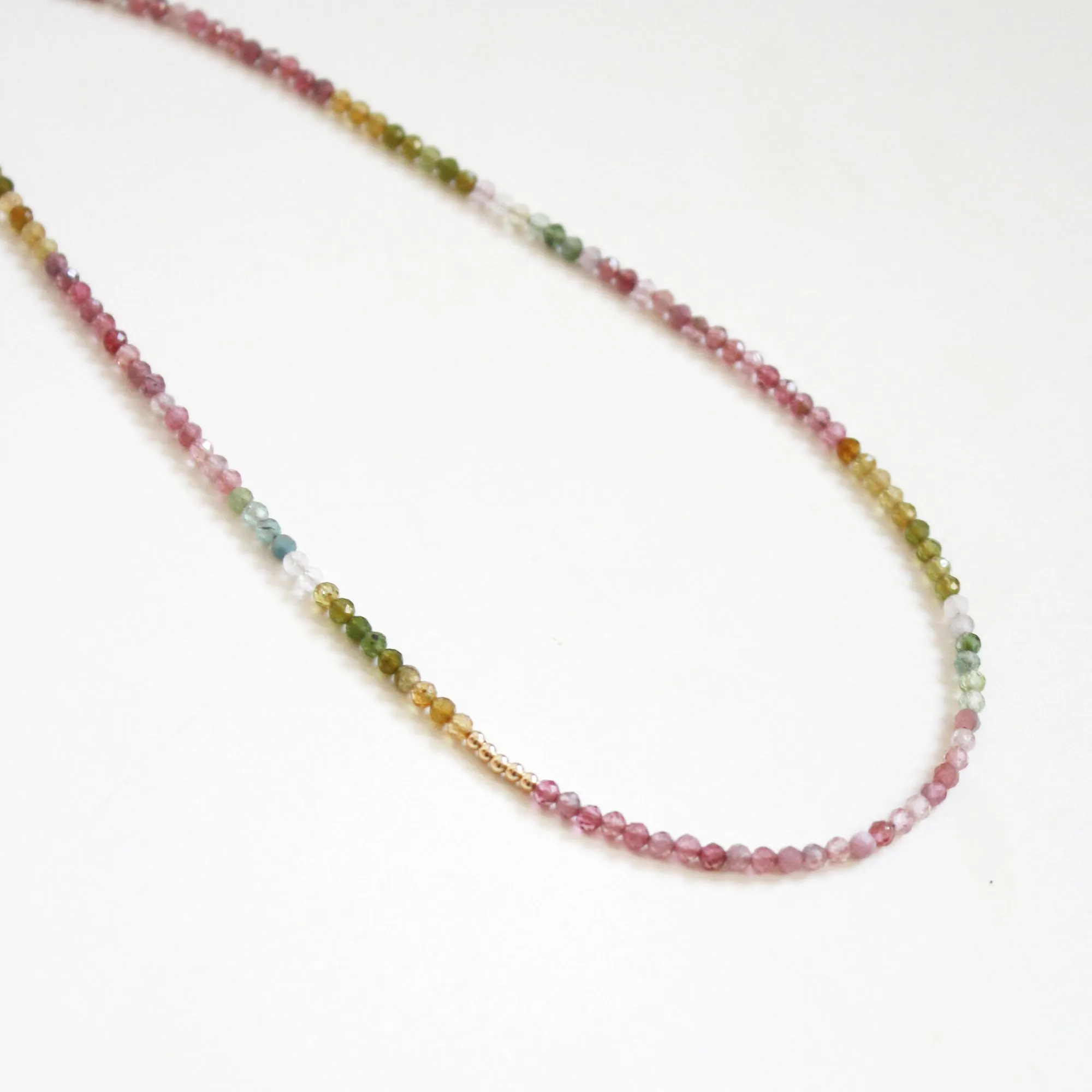 Multicolor Tourmaline Choker Necklace