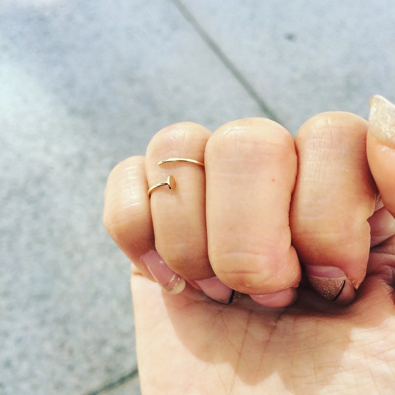 Nailed It Ring/Earring