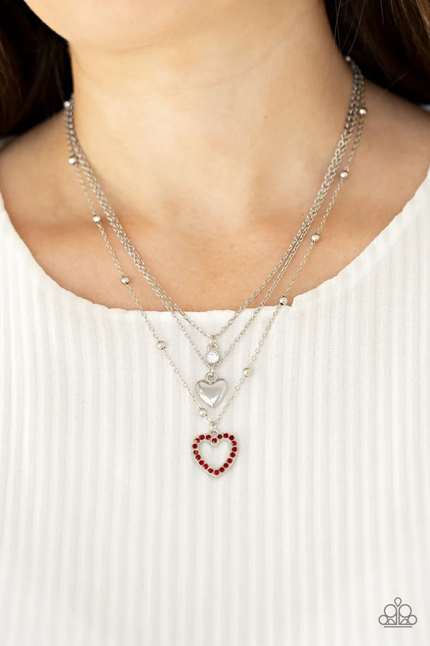 Never Miss a Beat Red Paparazzi Necklace