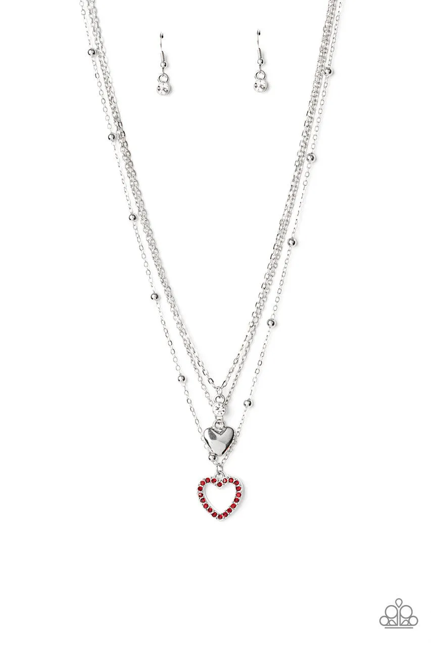 Never Miss a Beat Red Paparazzi Necklace