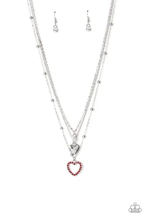 Never Miss a Beat Red Paparazzi Necklace