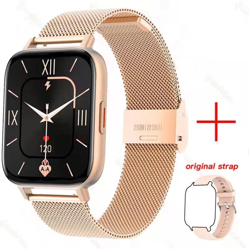 New 1.69 Inch Bluetooth Answer Call Smart Watch Women Men Full Touch Dial Call Fitness Tracker IP67 Waterproof Smartwatch Women