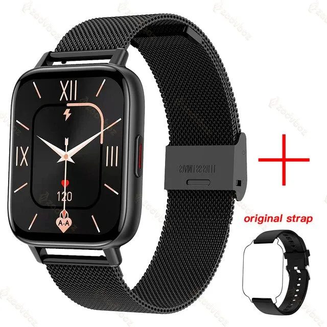 New 1.69 Inch Bluetooth Answer Call Smart Watch Women Men Full Touch Dial Call Fitness Tracker IP67 Waterproof Smartwatch Women