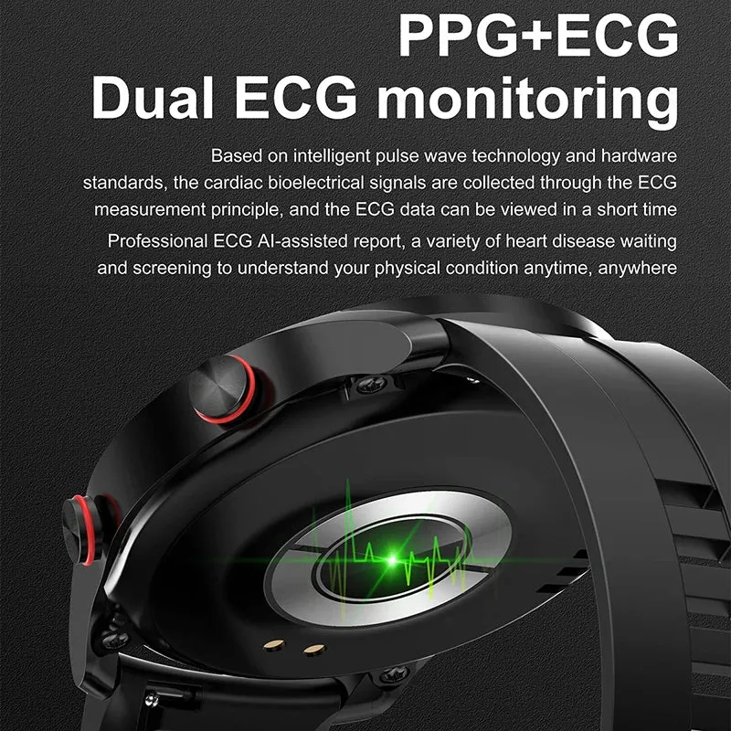 New ECG PPG AMOLED Screen Smart Watch For Android