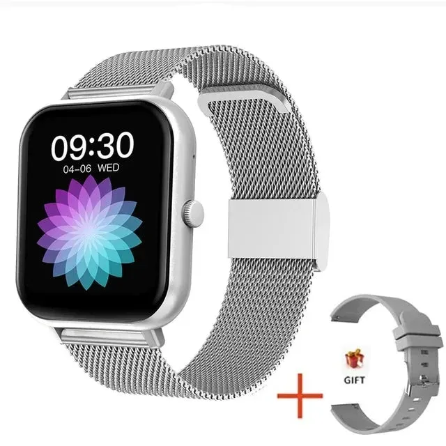 New For Xiaomi Smart Watch Women Custom Dial Smartwatch Men Waterproof Clock Bluetooth Call Watches Full Touch Sports Bracelet