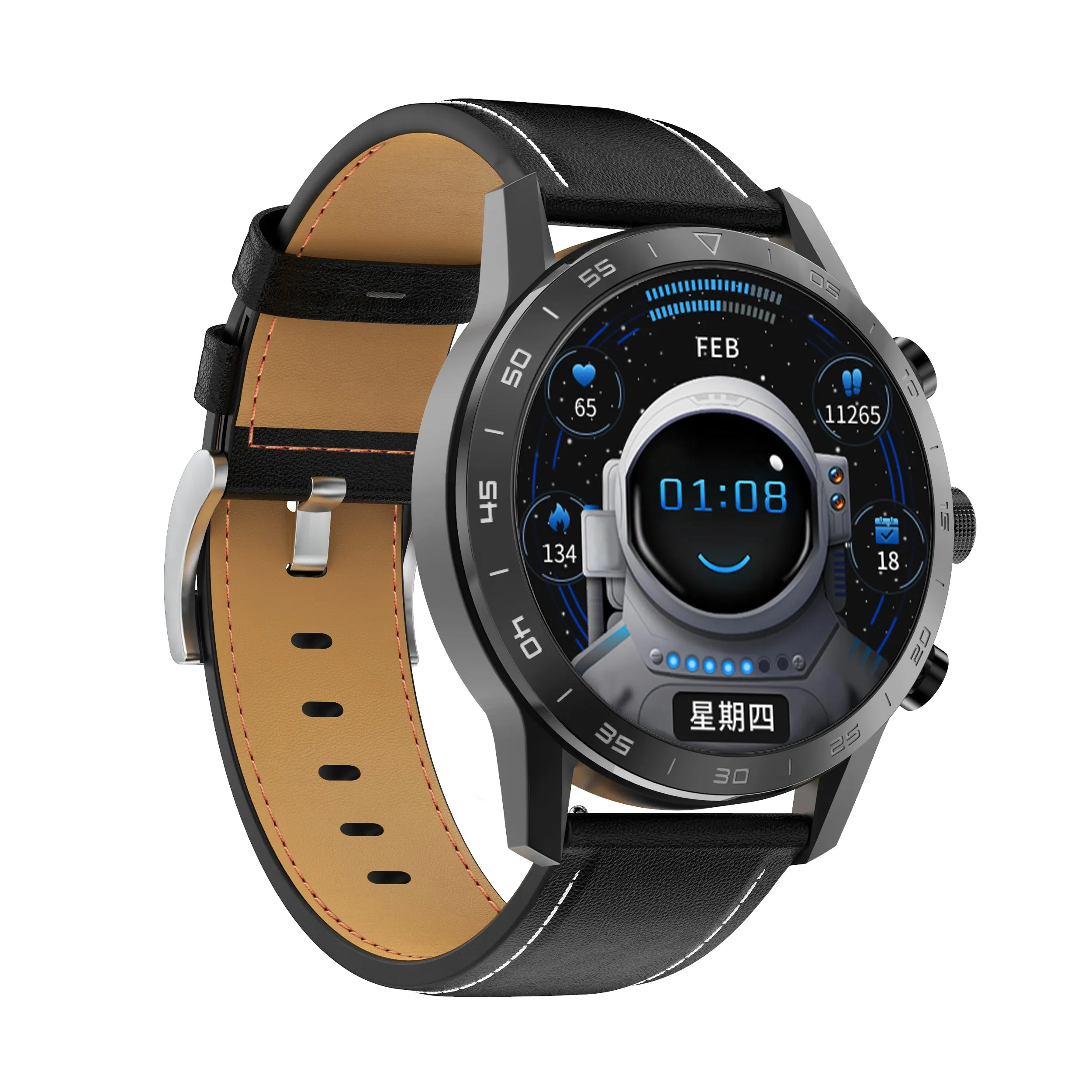 New Heart Rate Monitor Wireless Charging Fitness Tracker Smart Watch For Men Women Kids Android