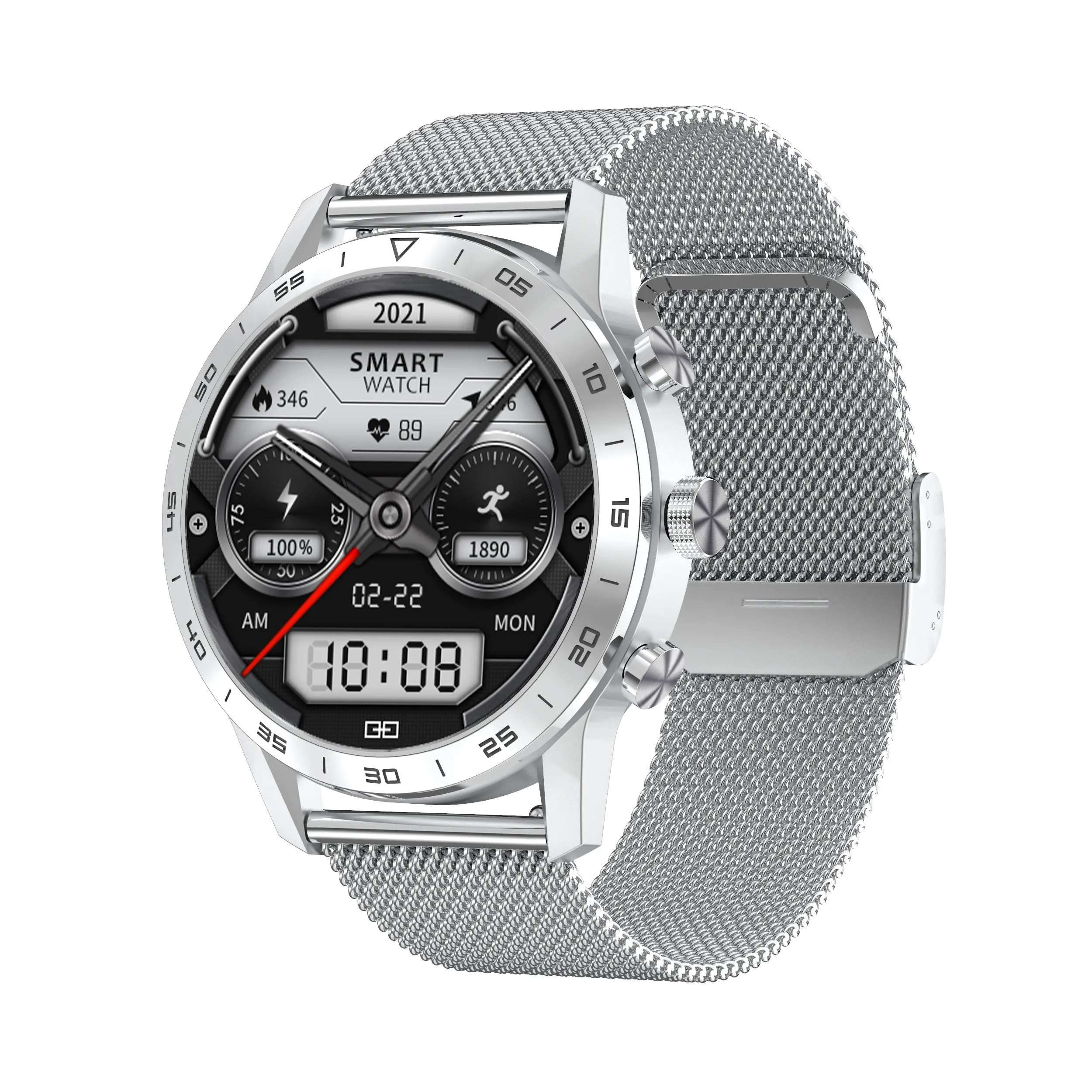 New Heart Rate Monitor Wireless Charging Fitness Tracker Smart Watch For Men Women Kids Android