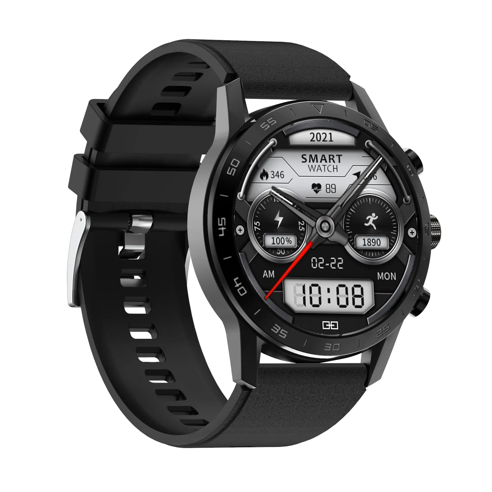 New Heart Rate Monitor Wireless Charging Fitness Tracker Smart Watch For Men Women Kids Android