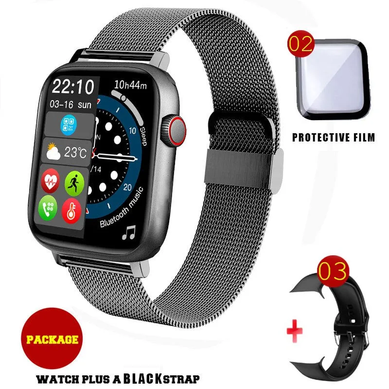 NEW IWO Watch 7 Series Smart Watch Men Bluetooth Call Heart Rate Blood Pressure Monitor Smart Women Watch Hebrew For Apple Watch