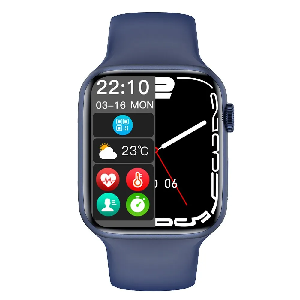 NEW IWO Watch 7 Series Smart Watch Men Bluetooth Call Heart Rate Blood Pressure Monitor Smart Women Watch Hebrew For Apple Watch