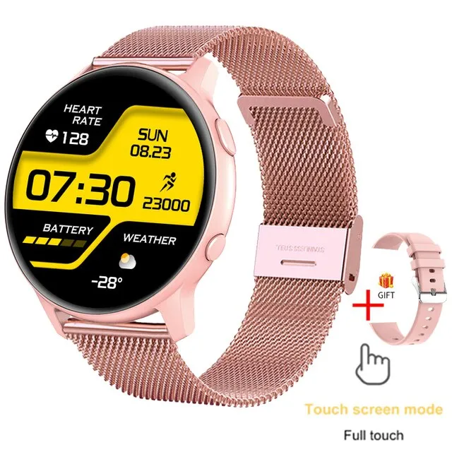 New Round Screen Smart Watch Men Full Touch Screen Sport Fitness Watch IP67 Waterproof Bluetooth For Android ios Smartwatch Men