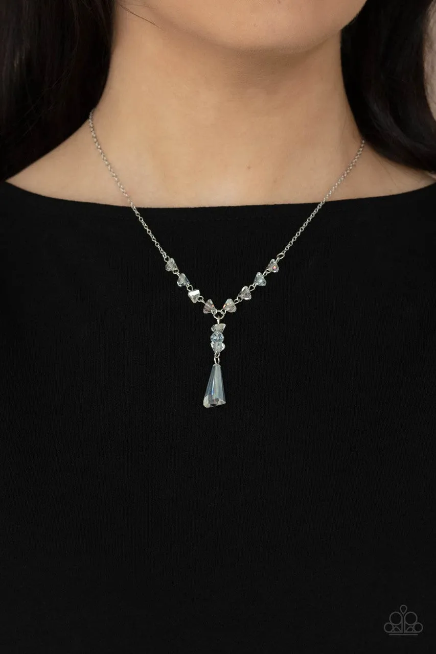 Olympian Oracle White Paparazzi Necklace