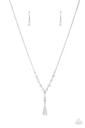 Olympian Oracle White Paparazzi Necklace