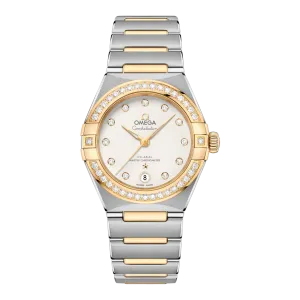 Omega Constellation 29 mm, yellow gold on steel
