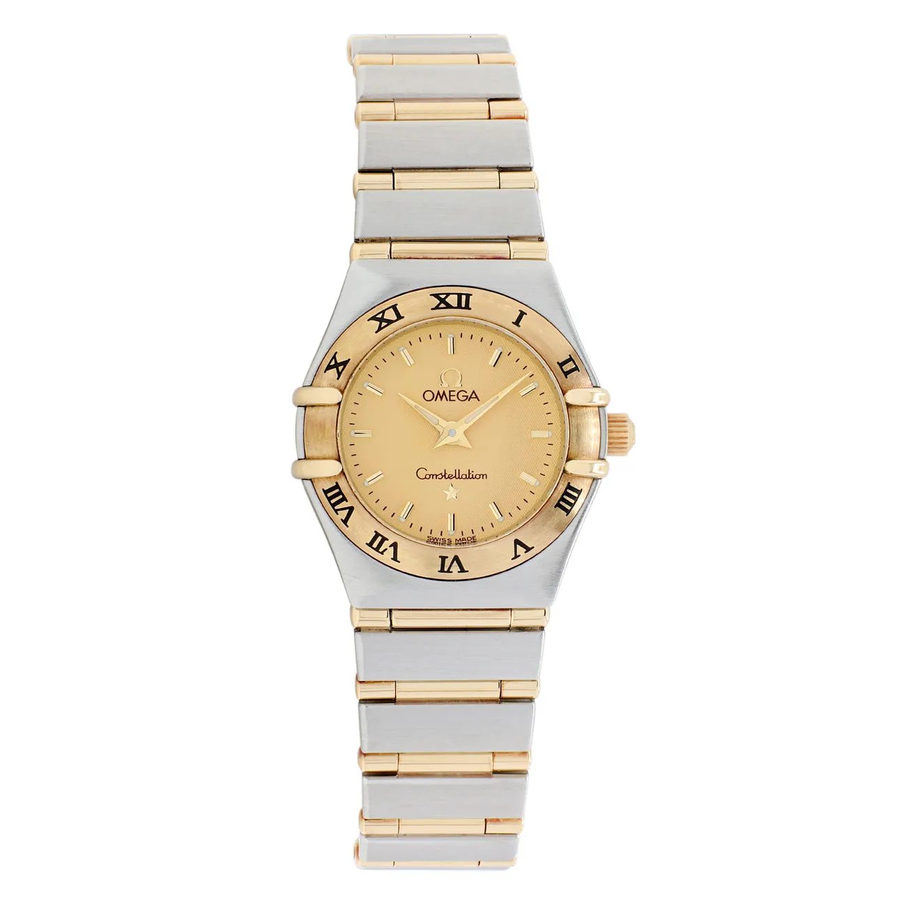 Omega Stainless Steel 18K Yellow Gold Constellation Quartz 1262.10.00