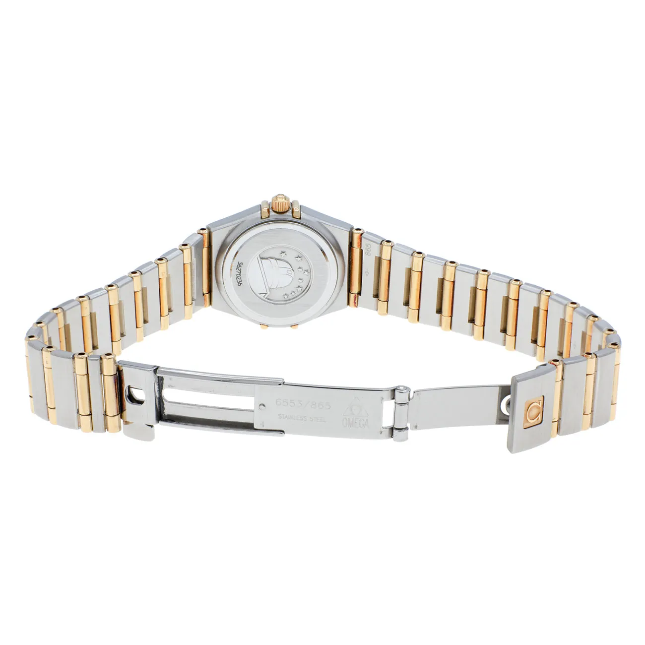 Omega Stainless Steel 18K Yellow Gold Constellation Quartz 1262.10.00