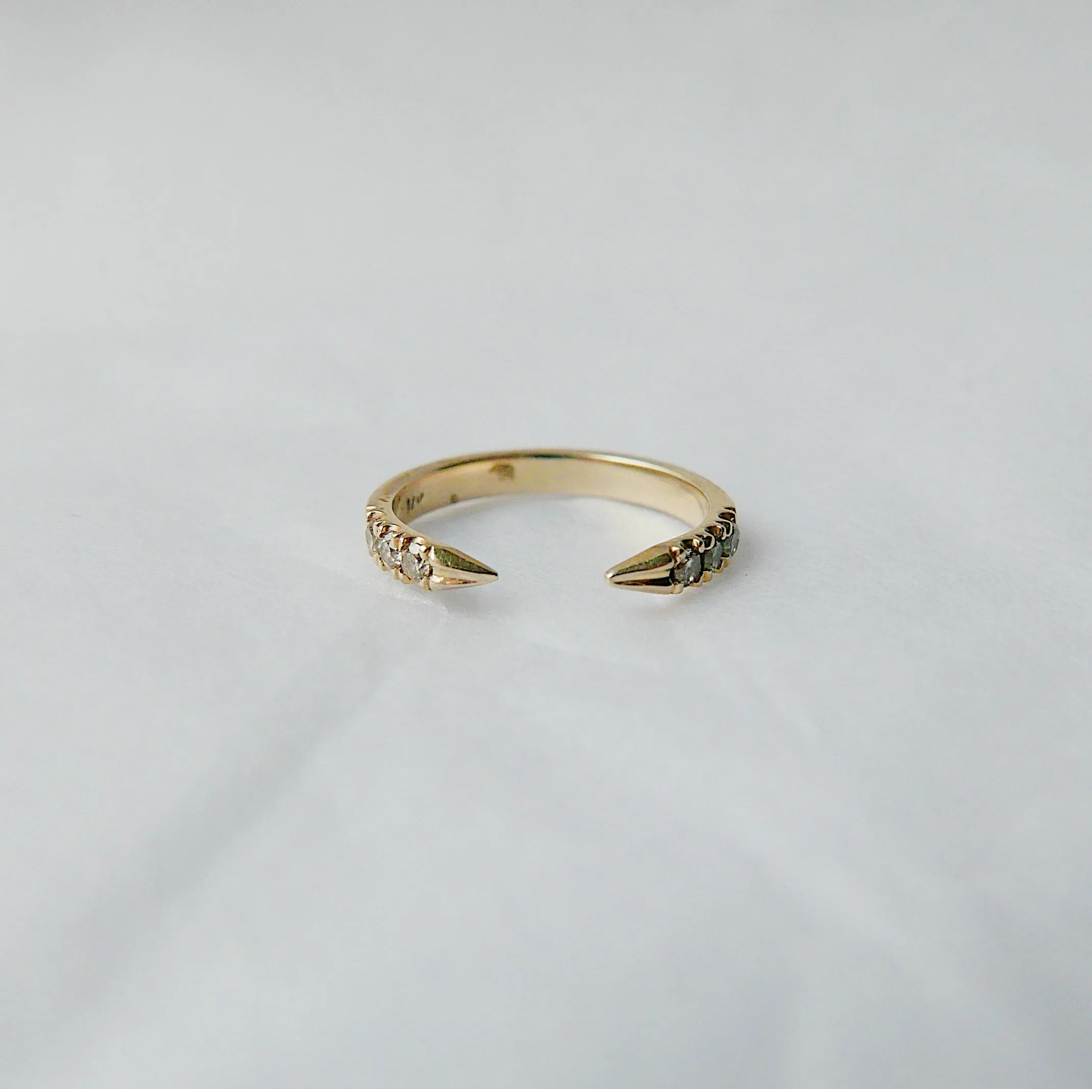 On Pointe Pinky Diamond Ring