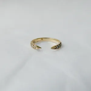 On Pointe Pinky Diamond Ring