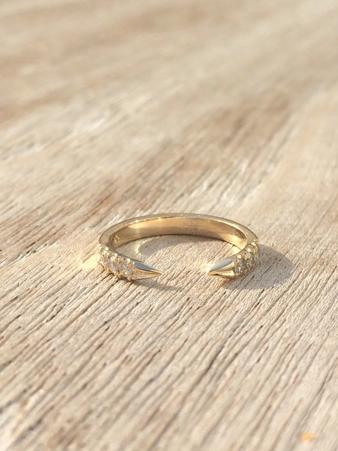 On Pointe Pinky Diamond Ring