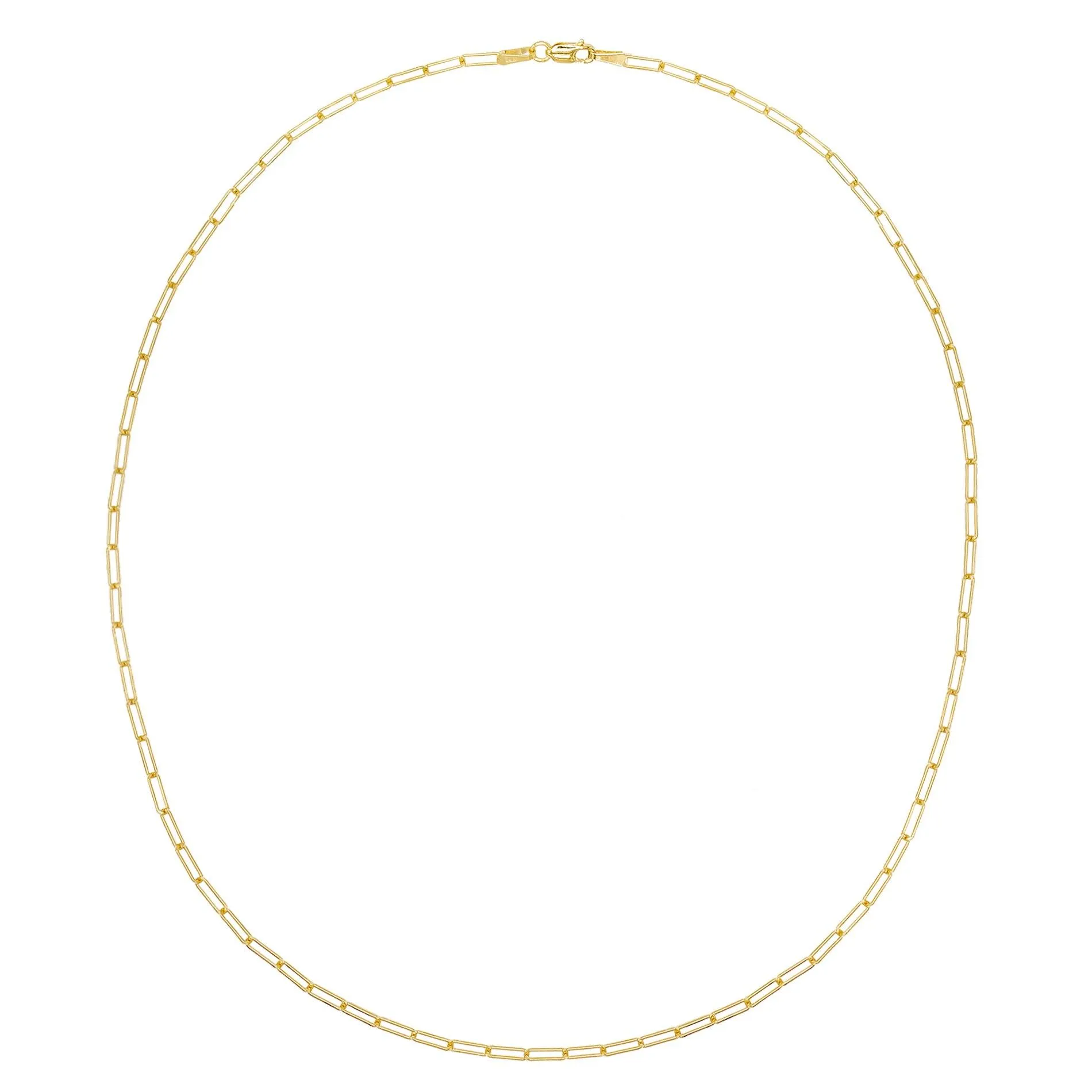 Open Link Necklace 14K
