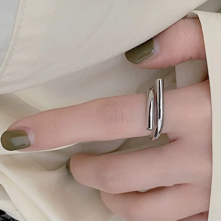 open one-line ring JLTR0545
