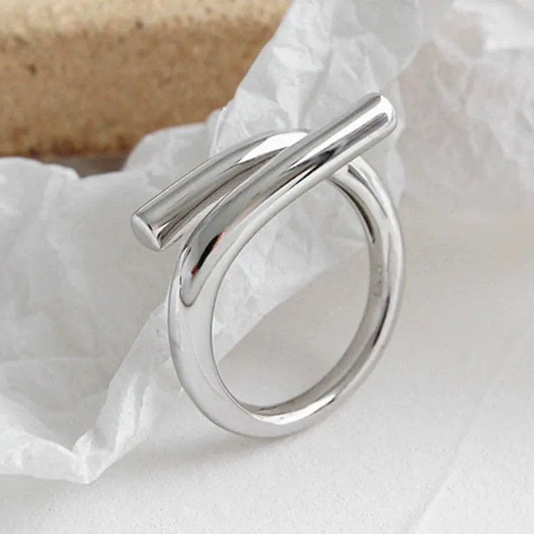 open one-line ring JLTR0545