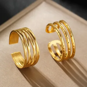 open ring set simple metal hand jewellry JLTR0518