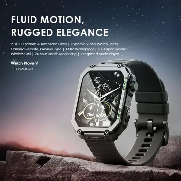 Oraimo  OSW-802N Nova V 2.01" HD Video Watch Smart Watch