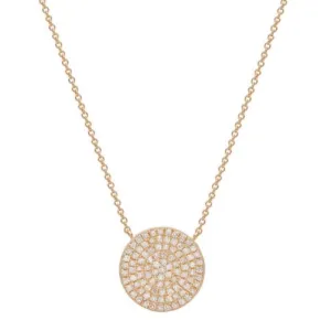 ORIGINAL DISC NECKLACE, GOLD