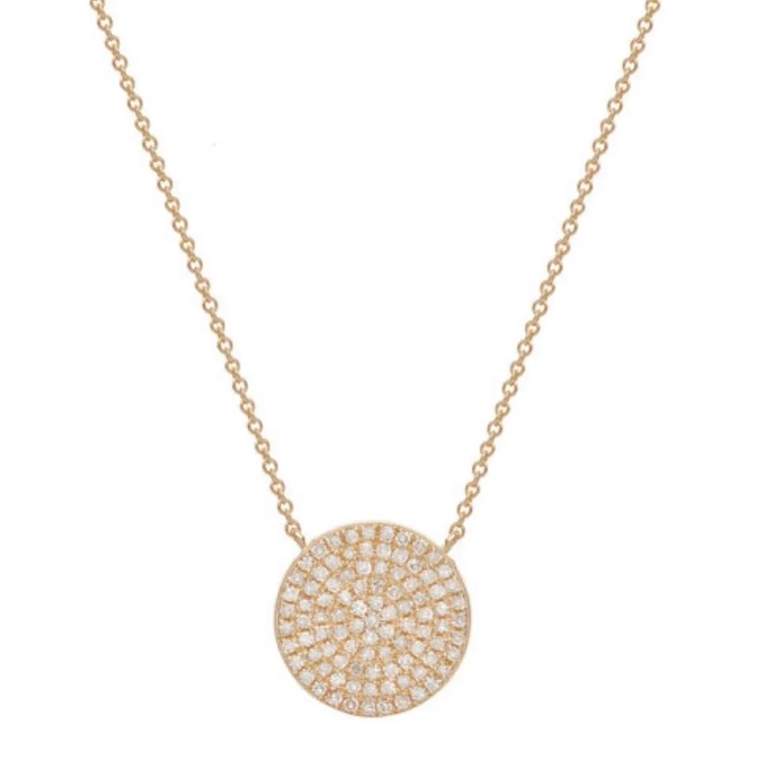 ORIGINAL DISC NECKLACE, GOLD