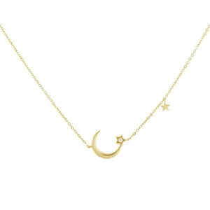 Over The Moon Necklace