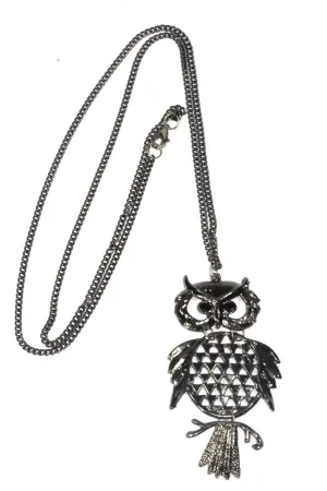 Owl Necklaces.