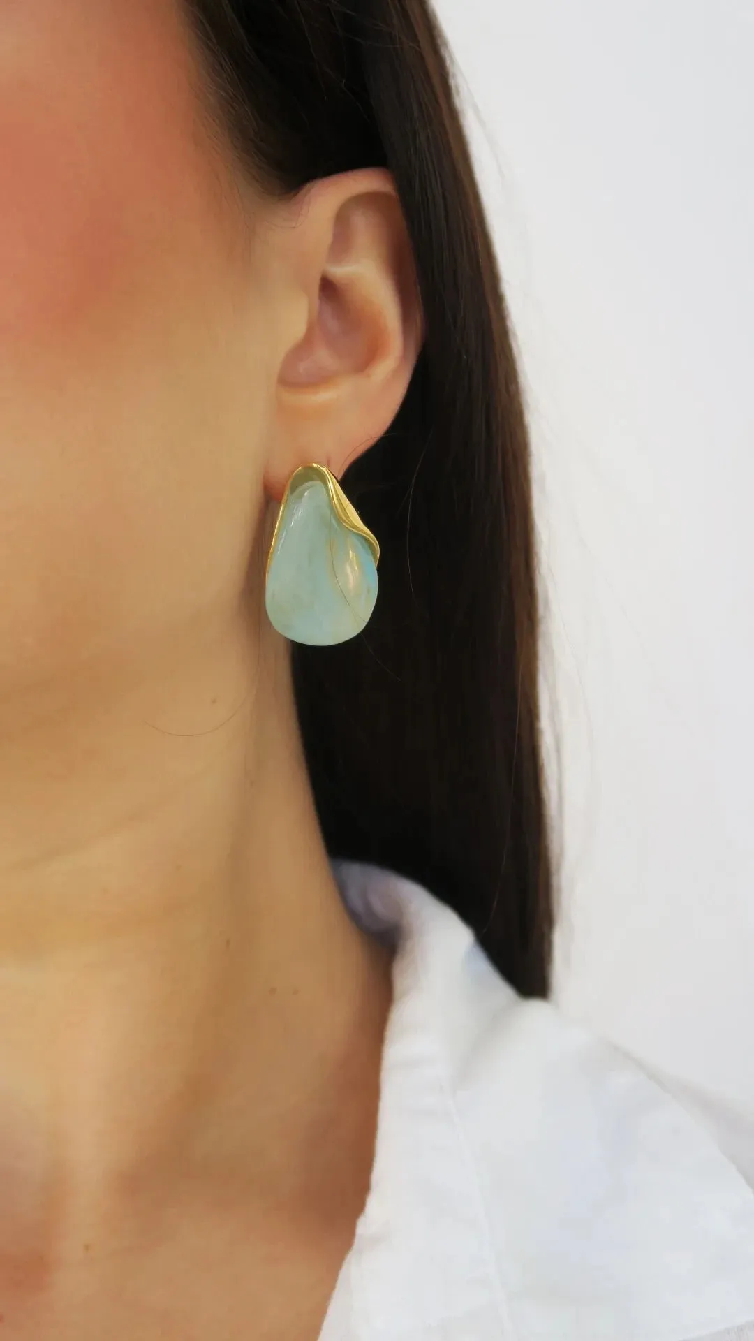 Oyster Drop Earrings