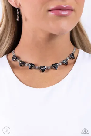 Paparazzi Strands of Sass Necklace Silver