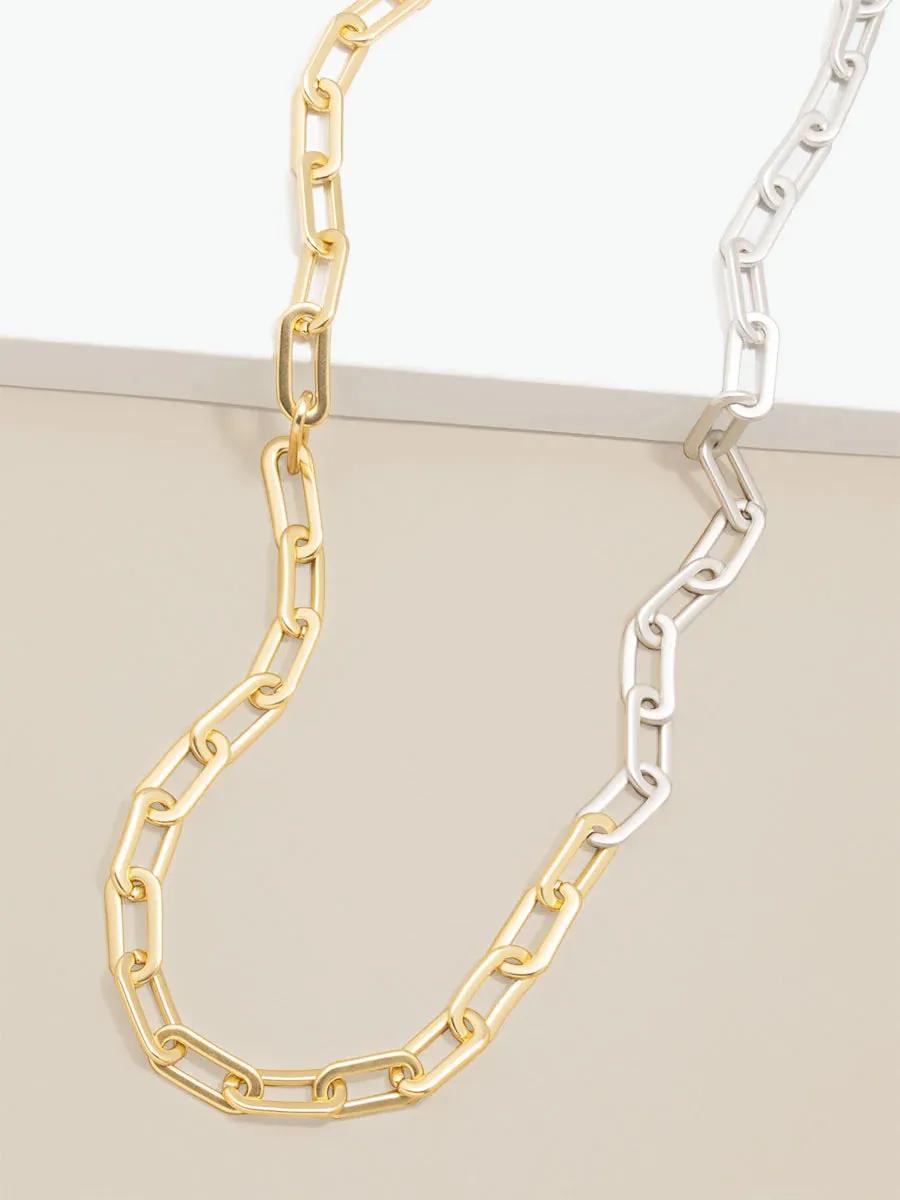 Paperclip Cable Link Necklaces