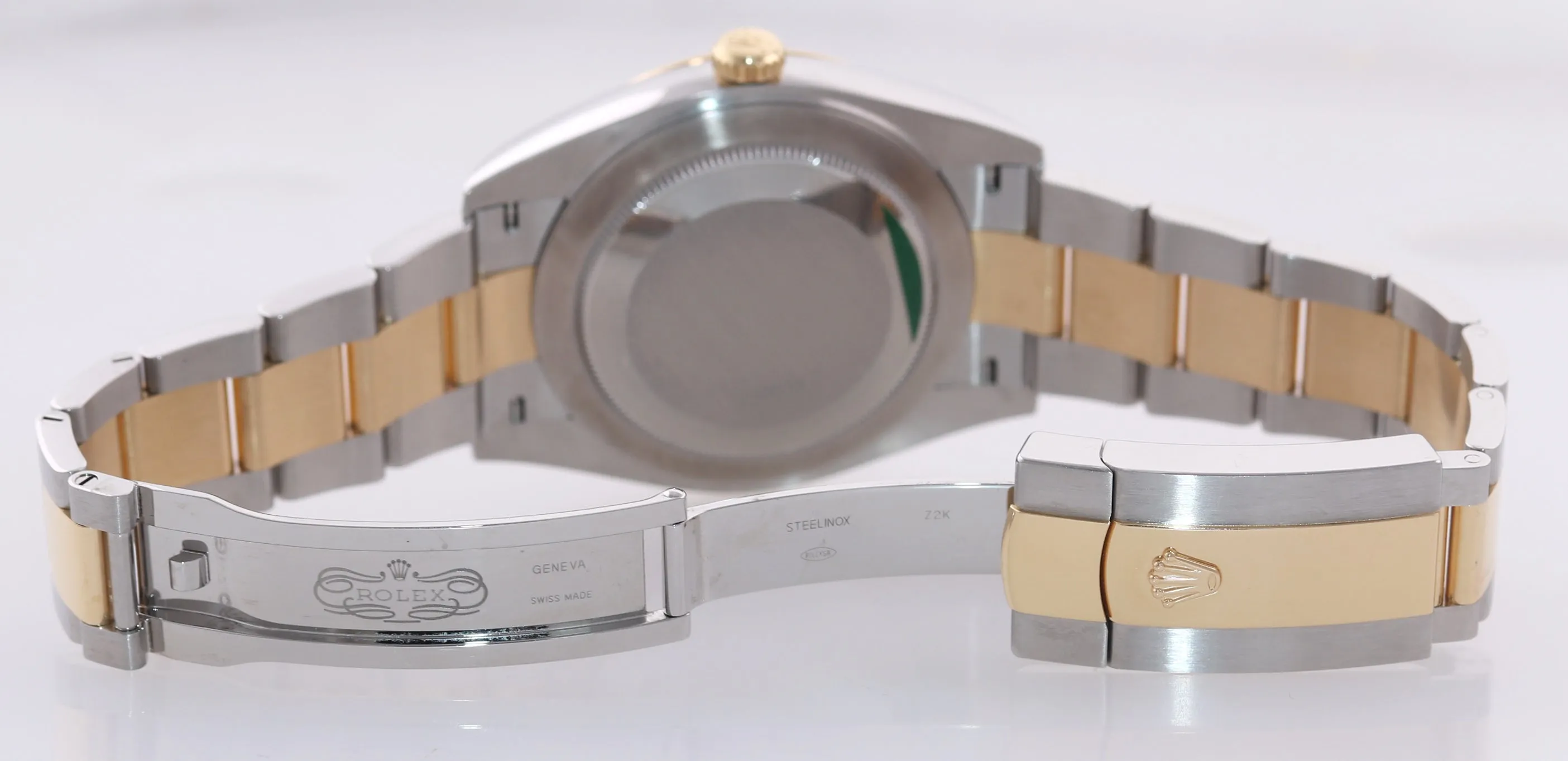 PAPERS Rolex DateJust 41 126333 Two Tone Yellow Gold Wimbledon Grey 41mm Watch