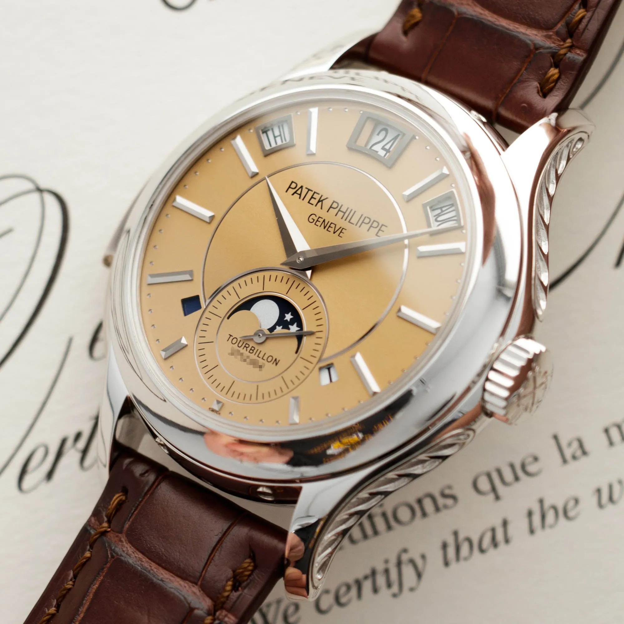 Patek Philippe Platinum Grand Complications Minute Repeater Watch Ref. 5207