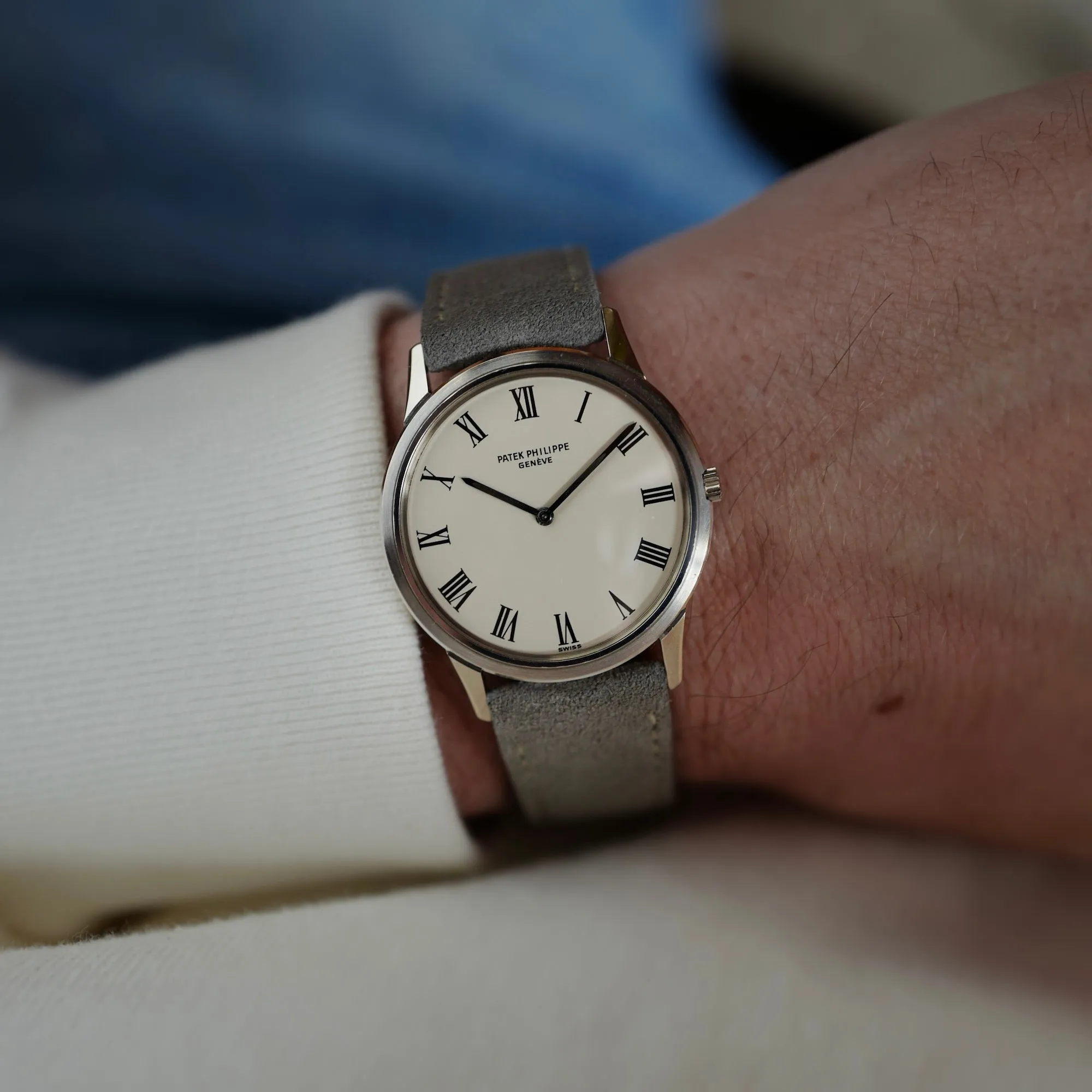 Patek Philippe White Gold Calatrava Ref. 3591
