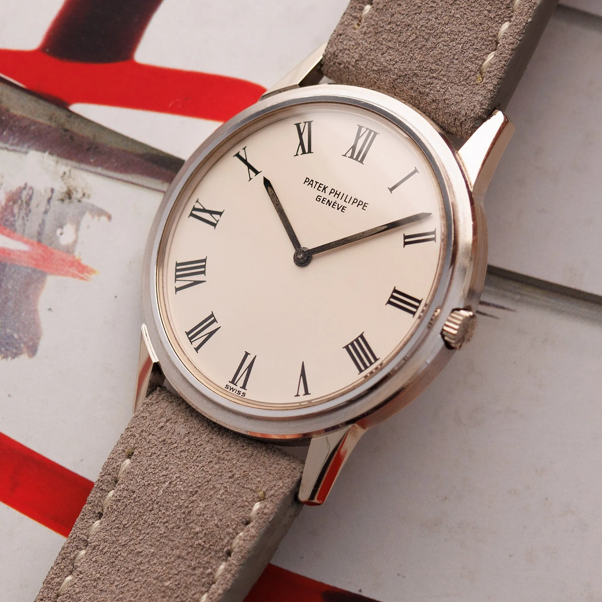 Patek Philippe White Gold Calatrava Ref. 3591