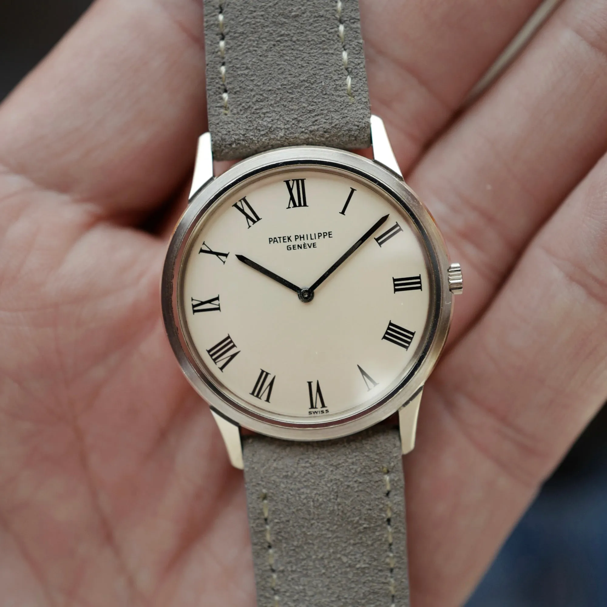 Patek Philippe White Gold Calatrava Ref. 3591