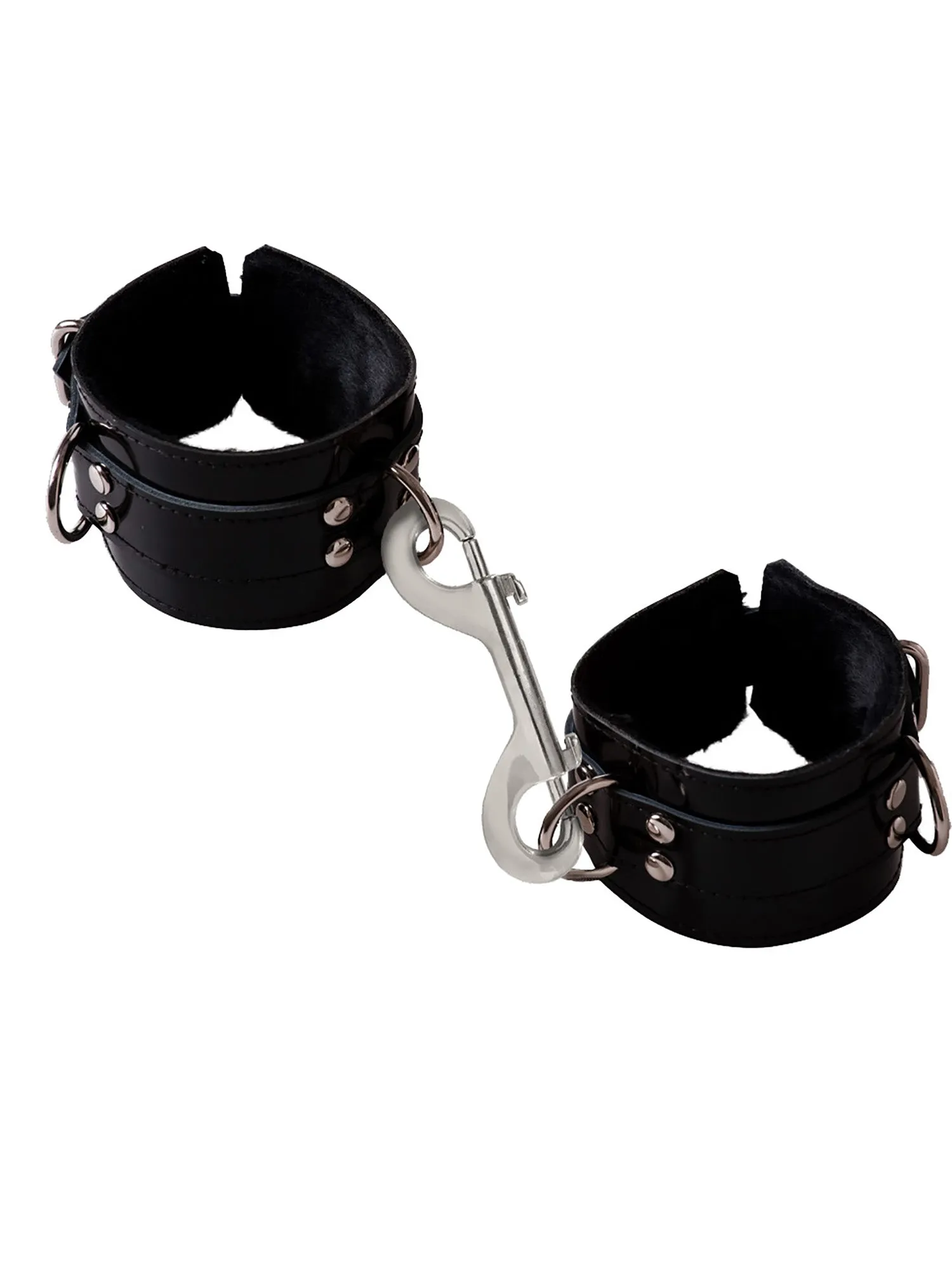 Patent Leather Wrist Cuffs