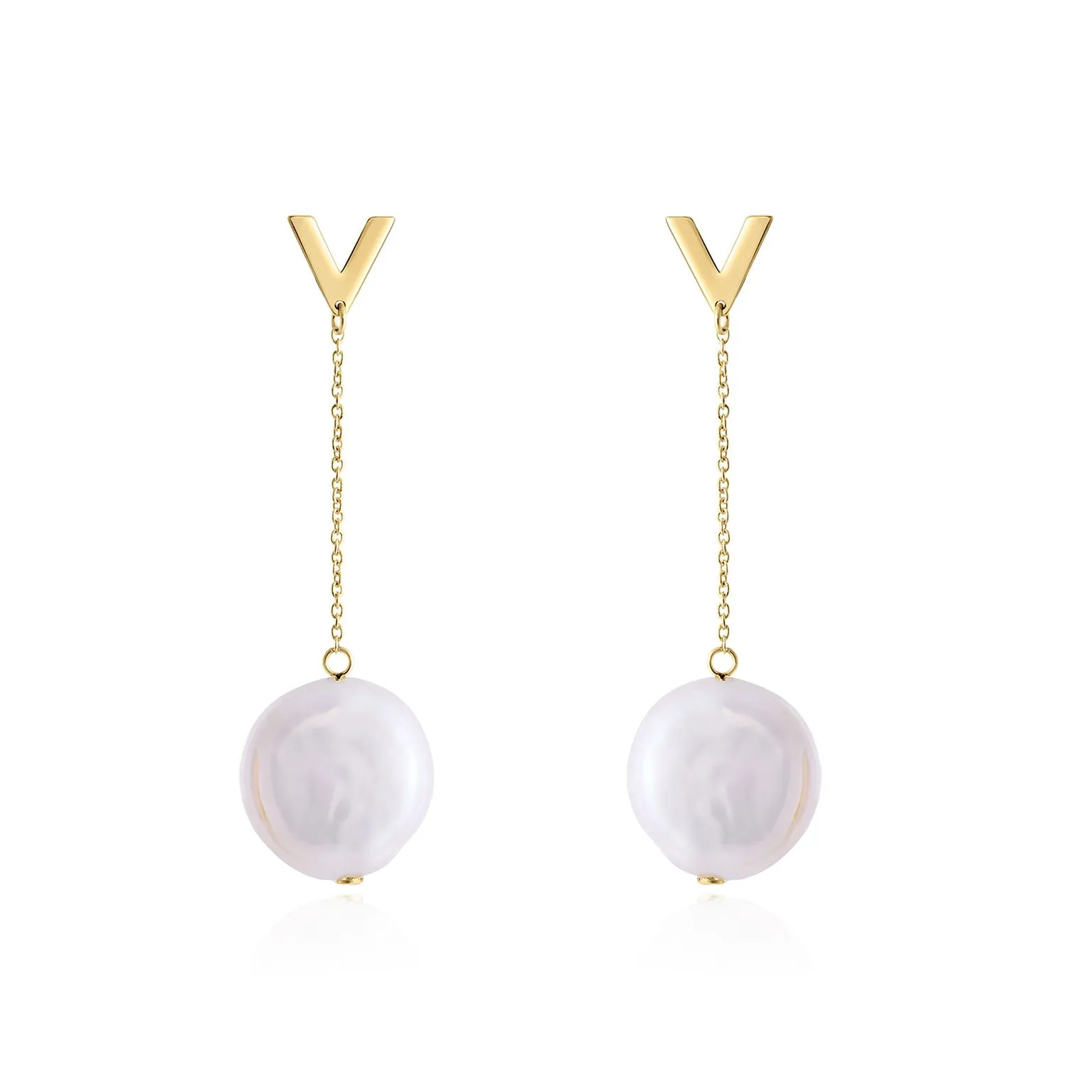 Pearl Drop Dangle Earrings