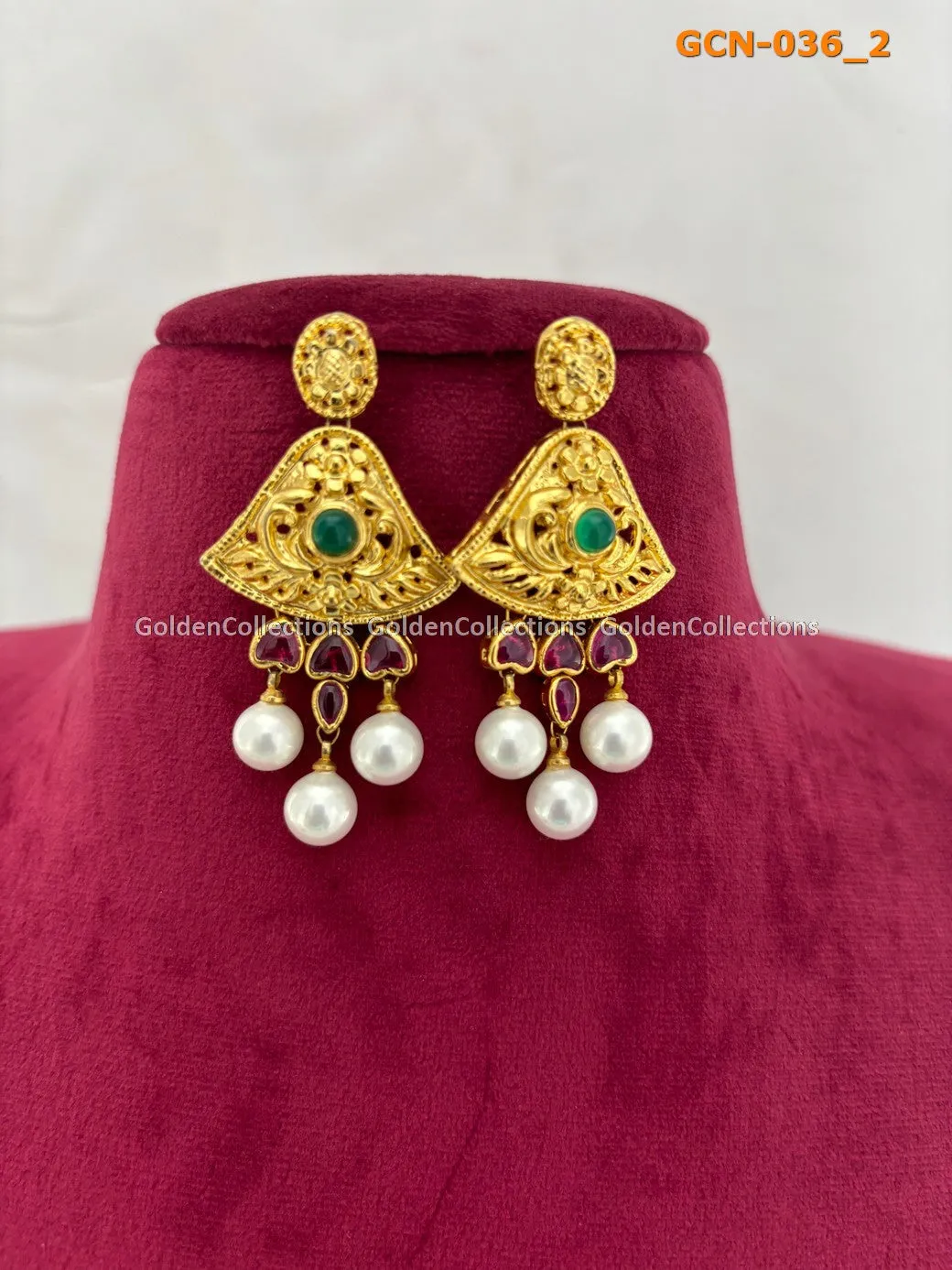 Pearl Set : Trendy Colorful Necklaces GCN-036