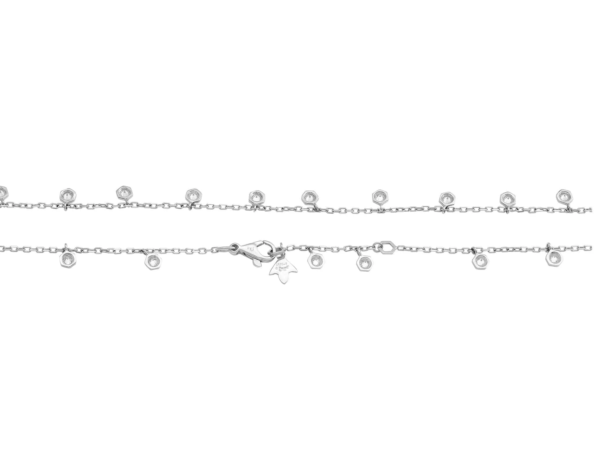 Piaget 18k White Gold Diamond Necklace