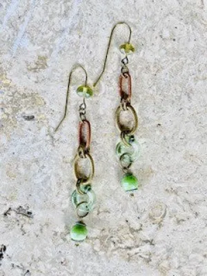 Pipeline Statement Earrings