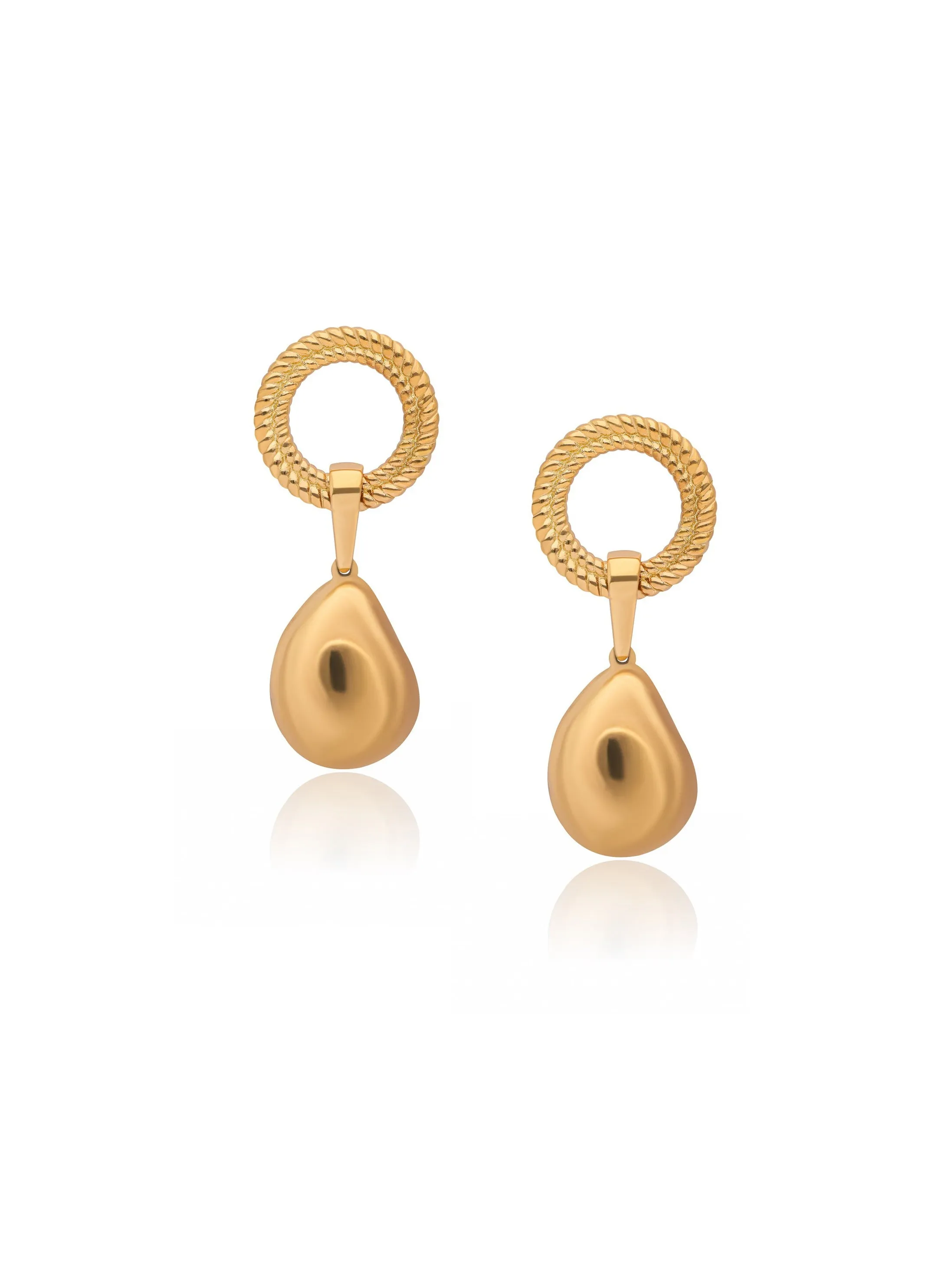 Preeti Sandhu Naia Drop Earrings in 14k Gold