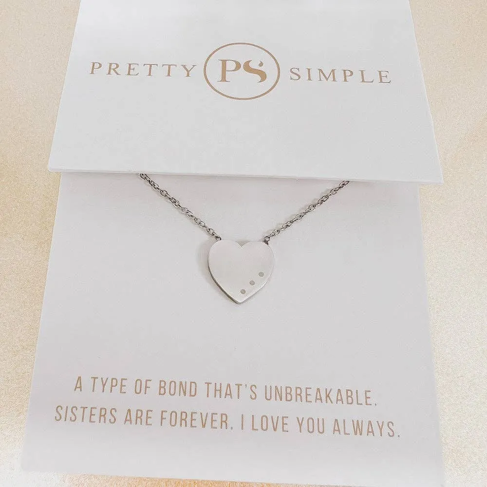 Pretty Simple - Sweet Heart Gift Necklace - WATERPROOF