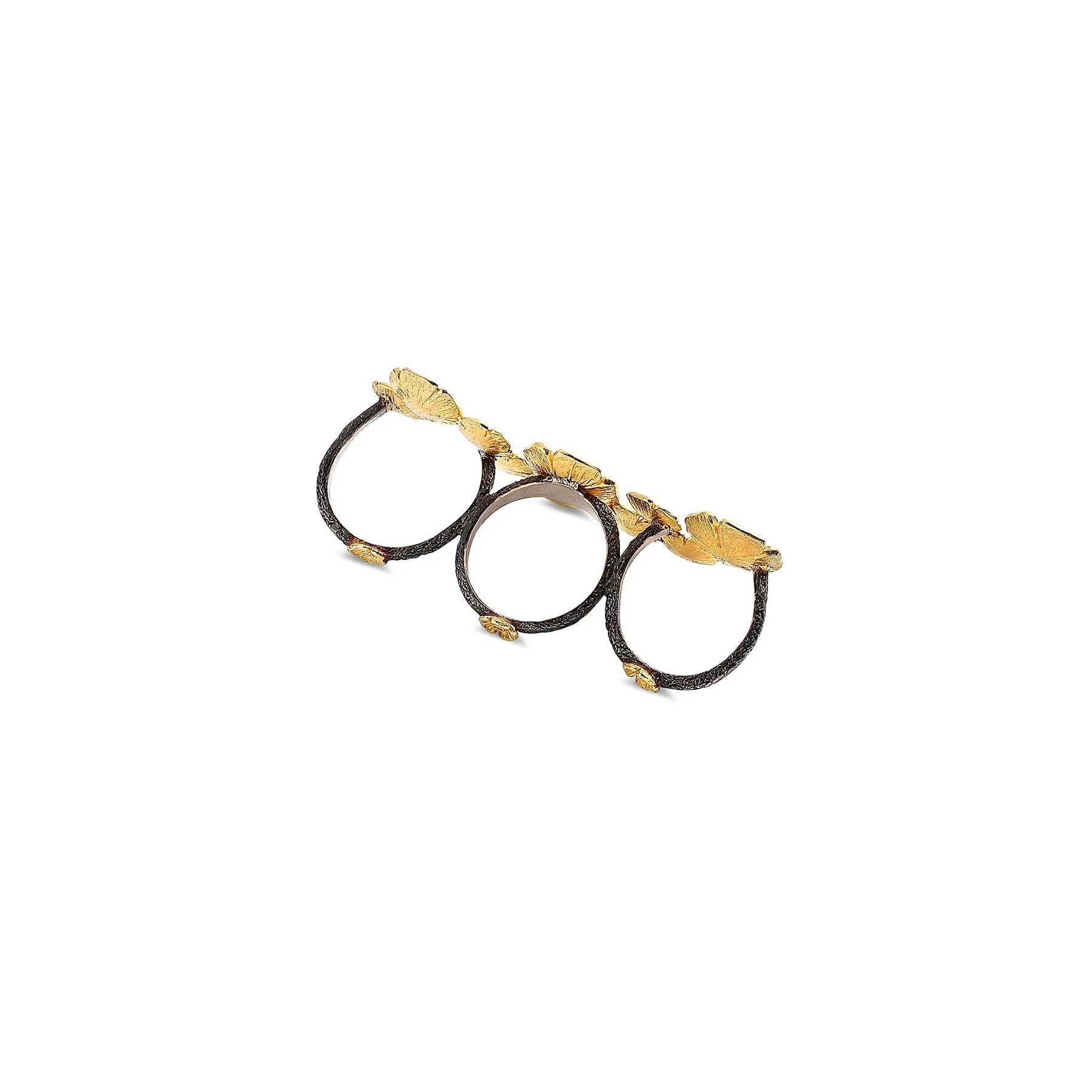 PRIMROSE PATH THREE-FINGER STATEMENT RING