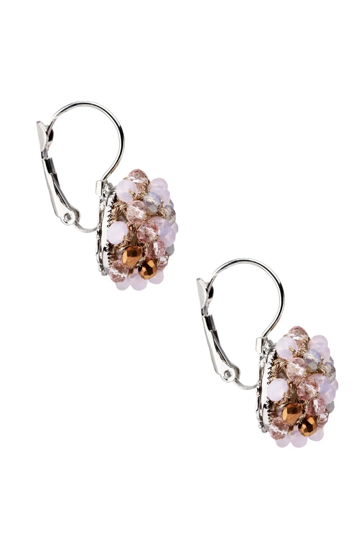 Raspberry Drop Earrings